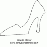 High Heel Shoe: February 2017 Inside High Heel Template For Cards