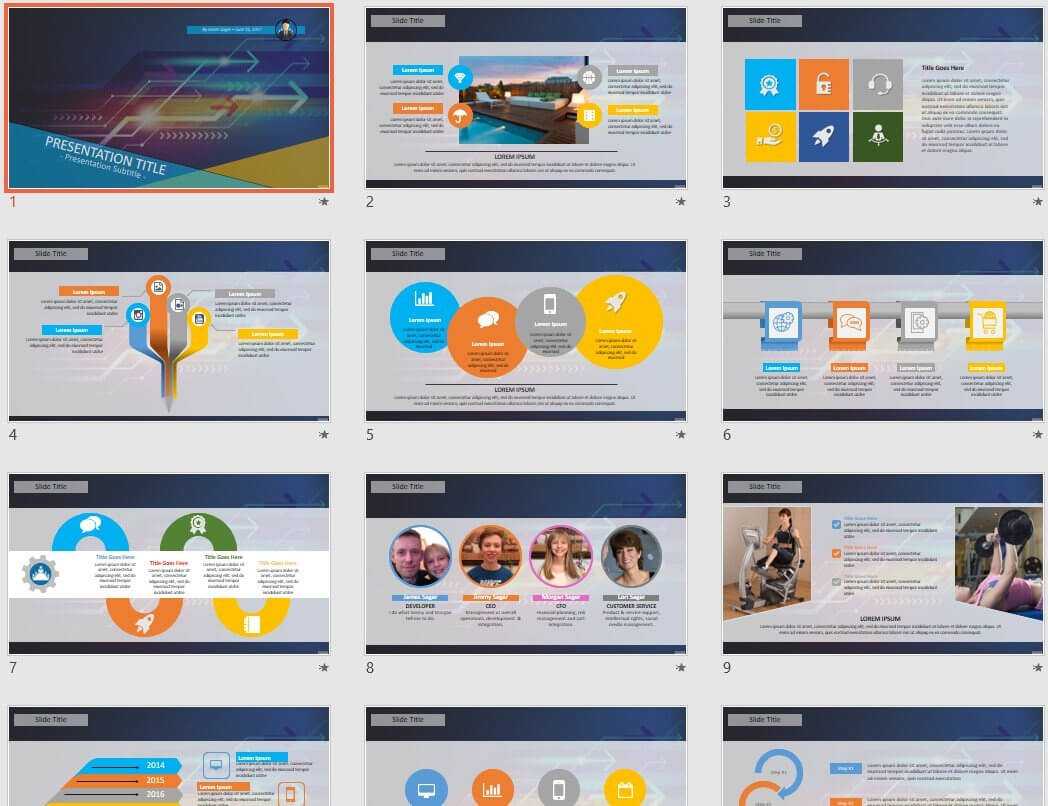 High Tech Powerpoint Template #44163 – Sagefox Free Intended For High Tech Powerpoint Template