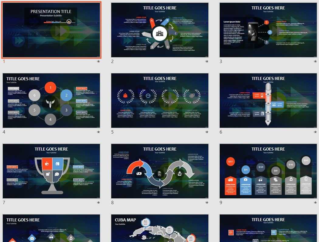 High Tech Powerpoint Template #82845 – Sagefox Free For High Tech Powerpoint Template