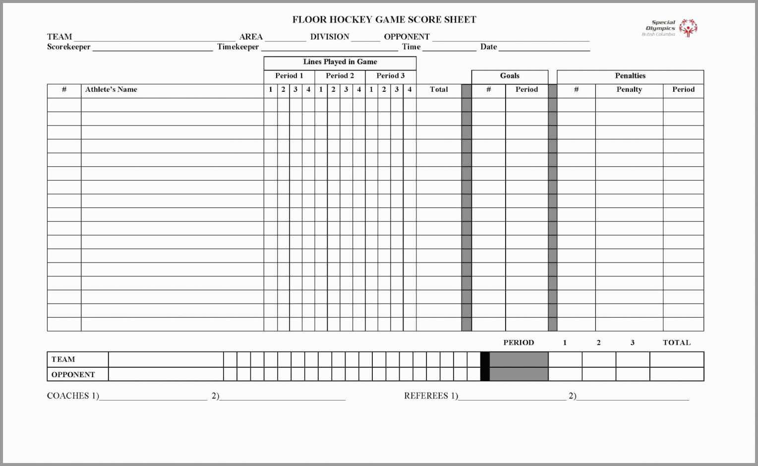 Hockey Player Scouting Report Template Softball Free Soccer Inside Basketball Player Scouting Report Template