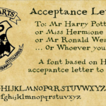 Hogwarts Acceptance Letter | Acceptance Letter~Decat On With Harry Potter Certificate Template