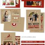 Holiday Card Photoshop Templates For Photographers In Christmas Photo Card Templates Photoshop