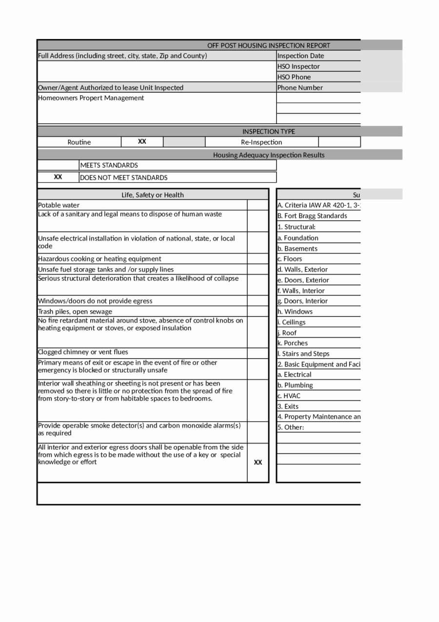 Home Inspection Report Template Elegant 2018 Home Inspection Within Home Inspection Report Template Pdf