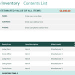 Home Inventory Intended For Share Certificate Template Companies House