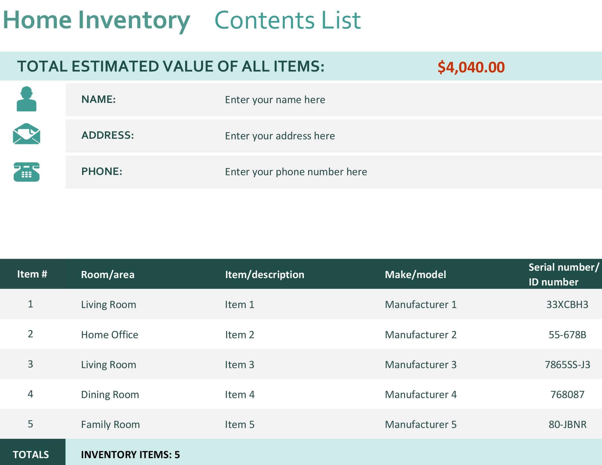 Home Inventory Intended For Share Certificate Template Companies House