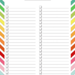 Home Management Binder – Blank List | Diy Ideas | Home Intended For Blank To Do List Template