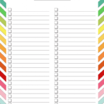 Home Management Binder – Blank List | Diy Ideas | Home Intended For Blank To Do List Template