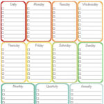 Home Management Binder – Cleaning Schedule | Organizing And Throughout Blank Cleaning Schedule Template