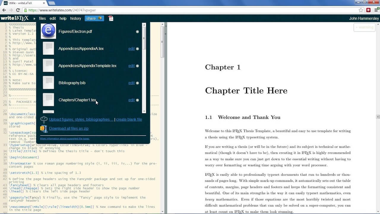 Home – Overleaf For Latex Theses & Dissertations – Libguides With Regard To Ms Word Thesis Template