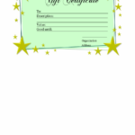 Homemade Gift Certificate Template – Printable Gift Vouchers With Homemade Gift Certificate Template
