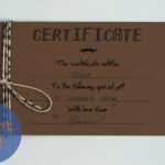 Homemade Gift Vouchers Templates – Top Image Gallery Site Intended For Homemade Gift Certificate Template