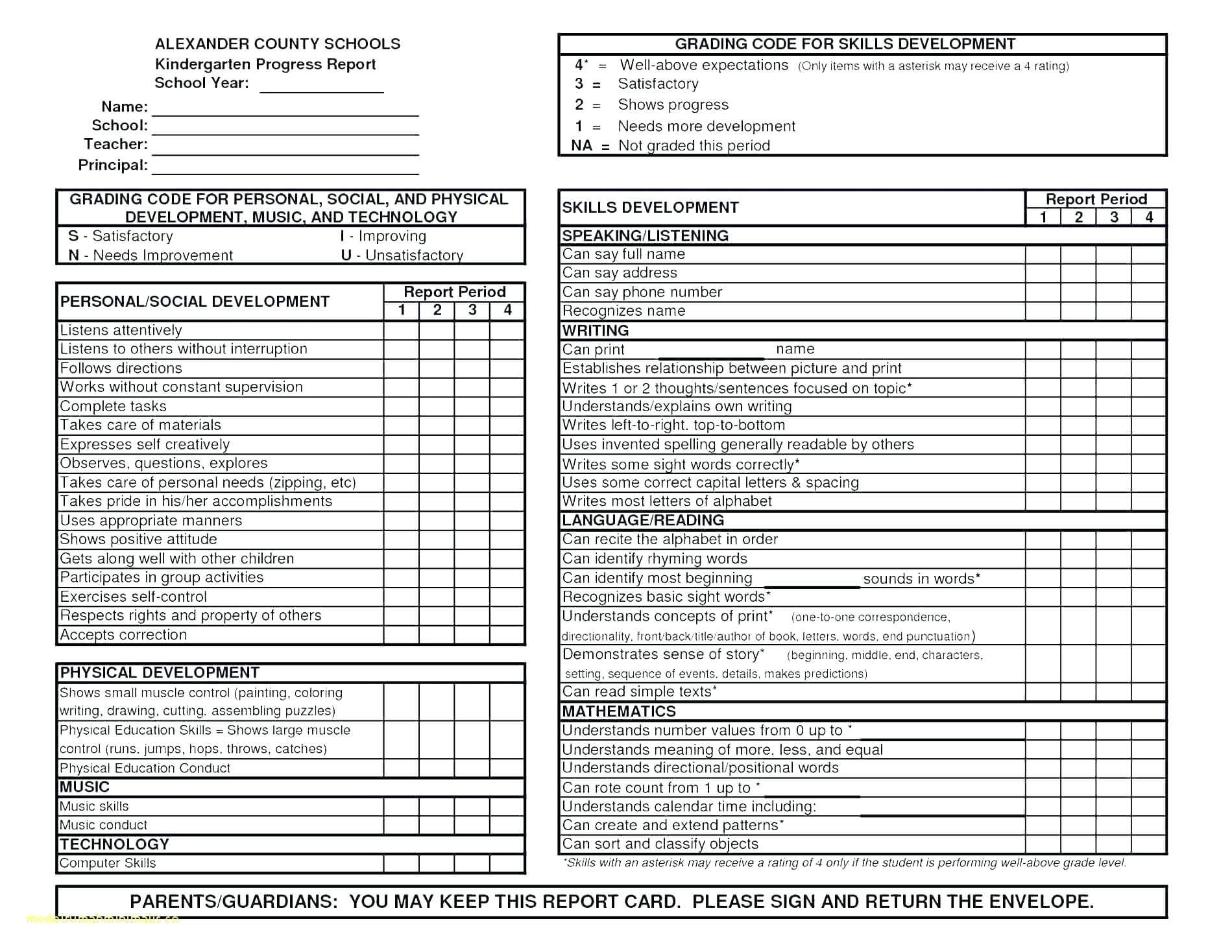 Homeschool Report Card Template Free – Verypage.co Pertaining To Homeschool Report Card Template