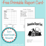 Homeschool Report Cards – Flanders Family Homelife For Character Report Card Template