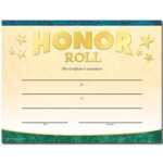 Honor Roll Gold Foil Stamped Certificates For Honor Roll Certificate Template