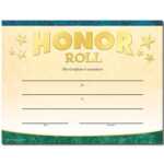 Honor Roll Gold Foil Stamped Certificates For Honor Roll Certificate Template