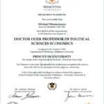 Honorary Diploma Template – Goodwincolor.co In Doctorate Certificate Template