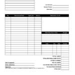 Hoover Receipts | Free Printable Service Invoice Template With Regard To Free Printable Invoice Template Microsoft Word