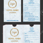 Hotel Key Card Holder Folder Package Template Design. Within Hotel Key Card Template