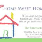 Housewarming Invitations Cards Free | Invitations Card Pertaining To Moving Home Cards Template