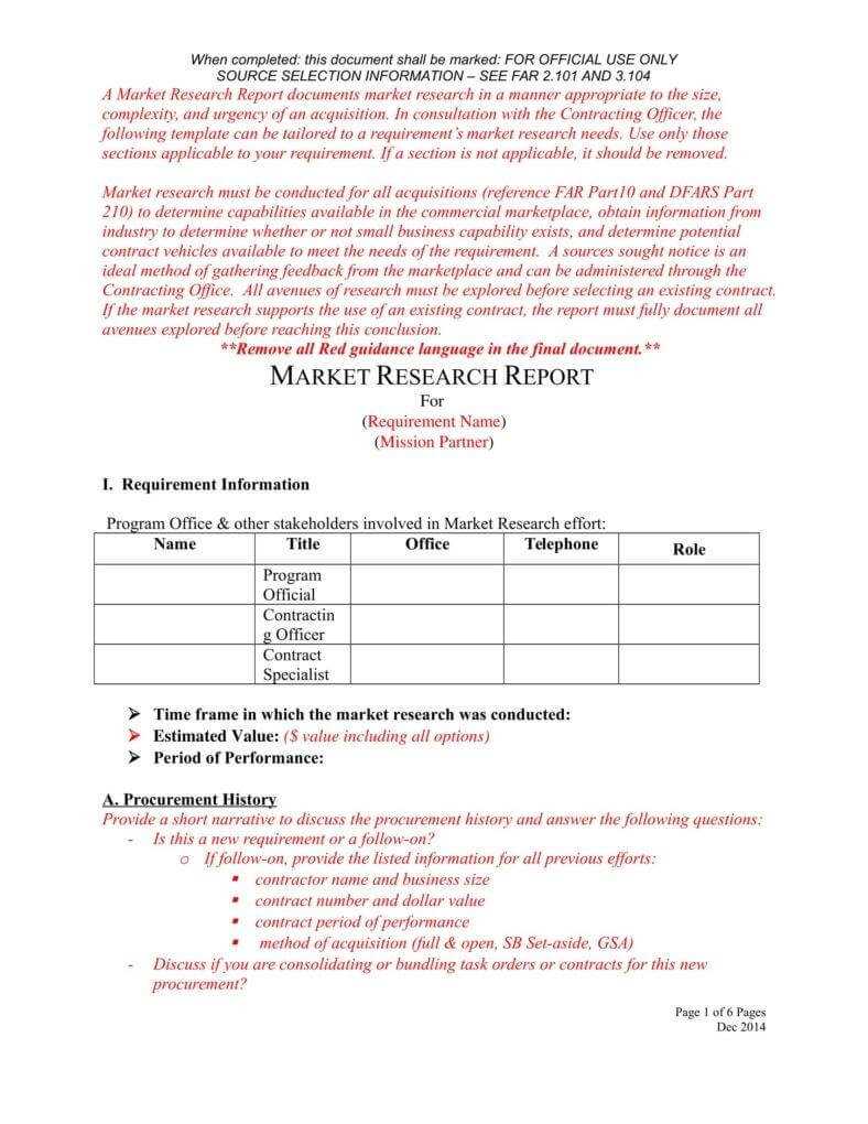 How A Market Research Benefits Your Business | Free For Market Research Report Template