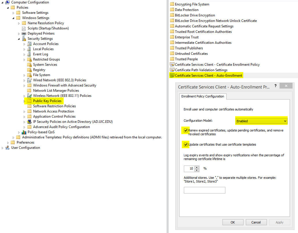 How Do I Provision My Sccm Client With Workstation Pertaining To Workstation Authentication Certificate Template