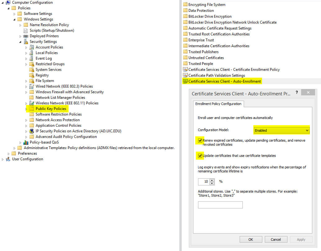How Do I Provision My Sccm Client With Workstation Pertaining To Workstation Authentication Certificate Template