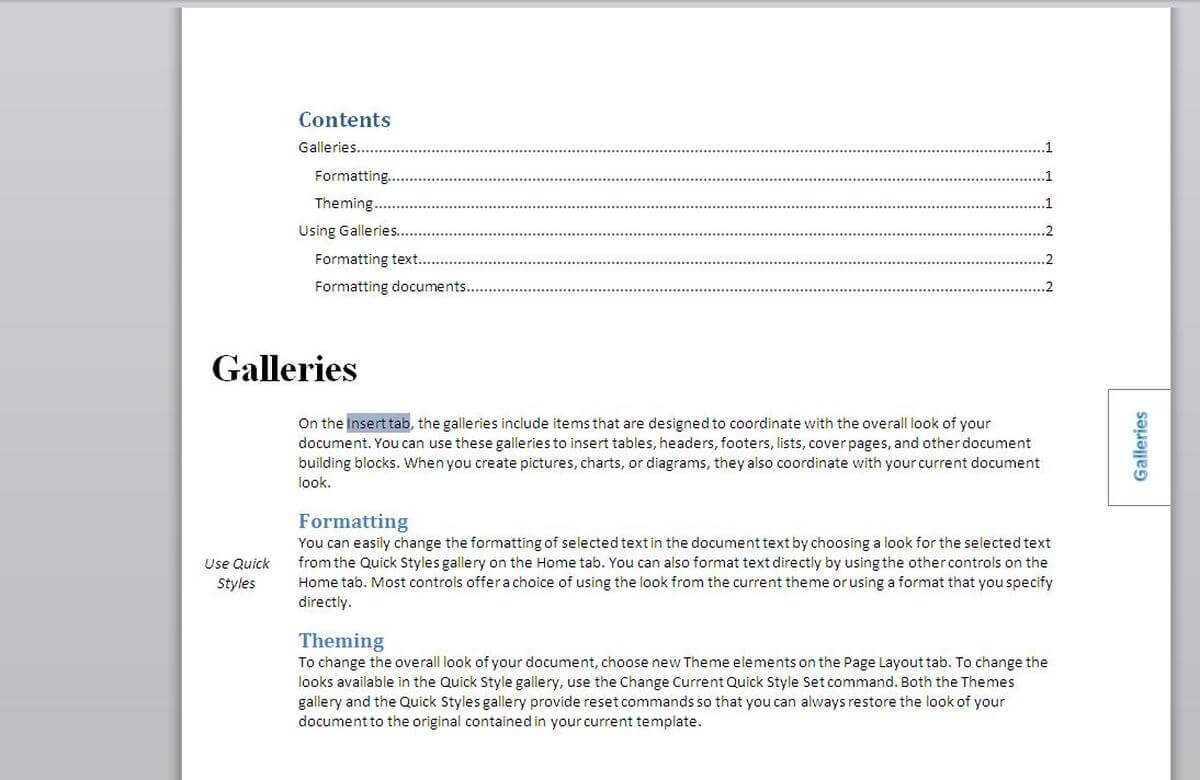 How To Add An Index To A Word Document Using Index Tags Throughout Contents Page Word Template