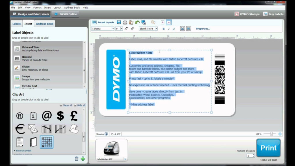 Dymo Label Templates For Word