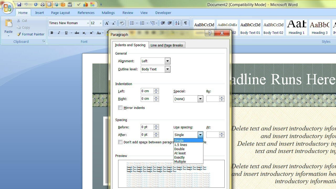 How To Change The Default Template In Microsoft Word Intended For Creating Word Templates 2013