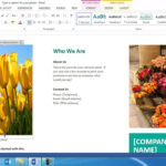 How To Create A Brochure Using Ms Word 2013 For Word 2013 Brochure Template