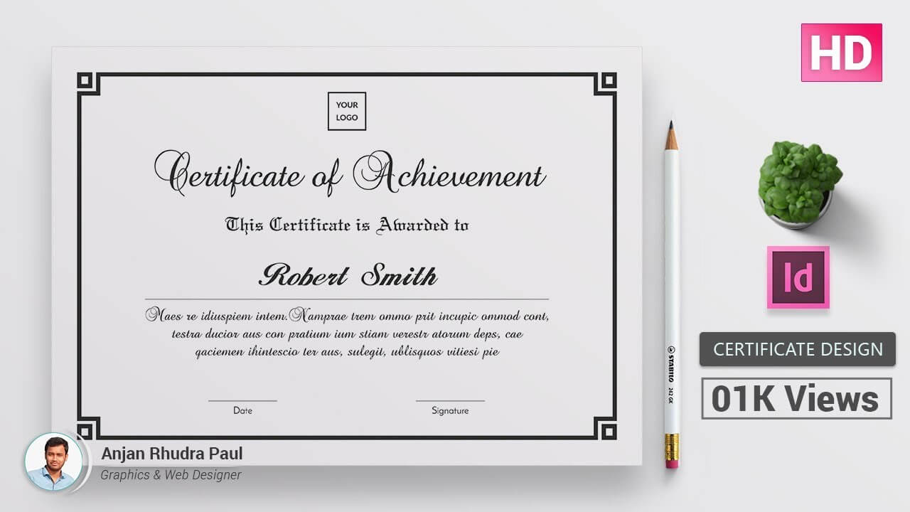 How To Create A Certificate Template In Indesign : ✪ Indesign Tutorial ✪ With Regard To Indesign Certificate Template