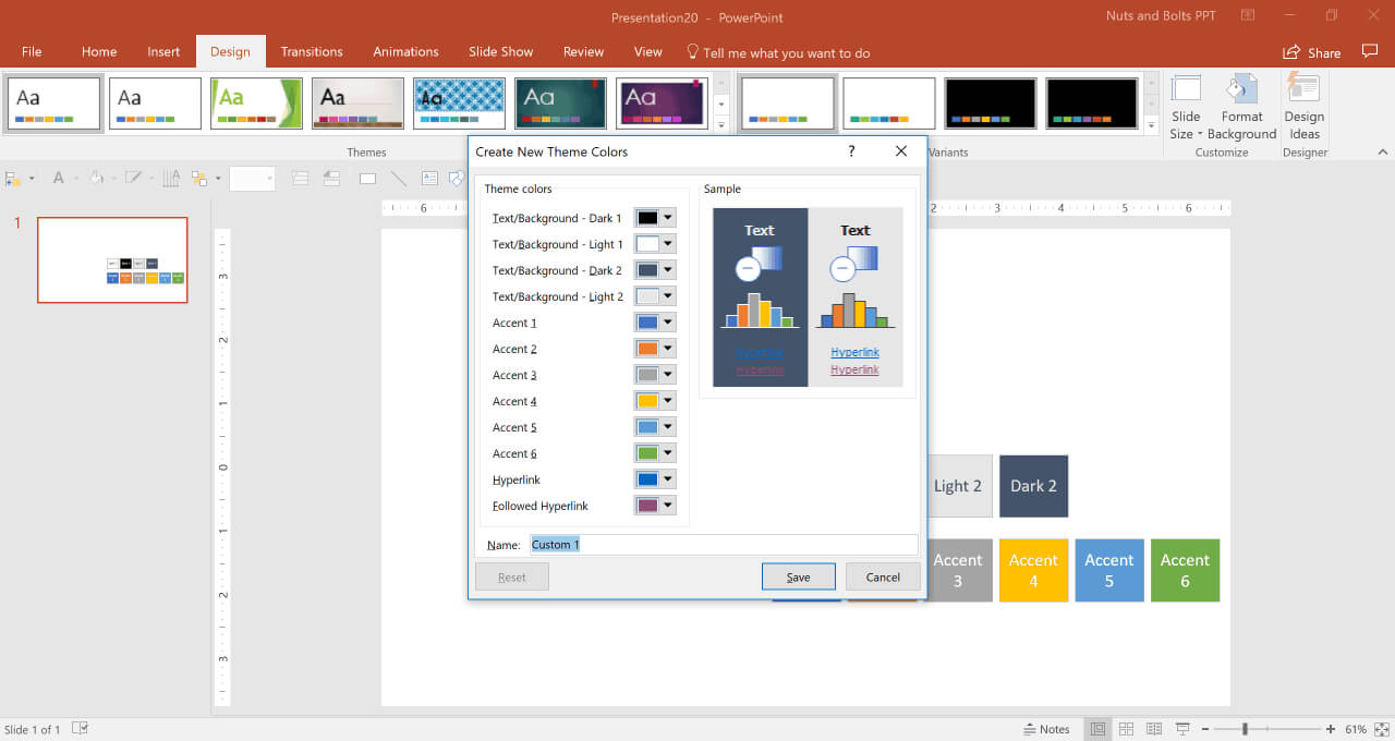 How To Create A Custom Powerpoint Theme Throughout Powerpoint Default Template