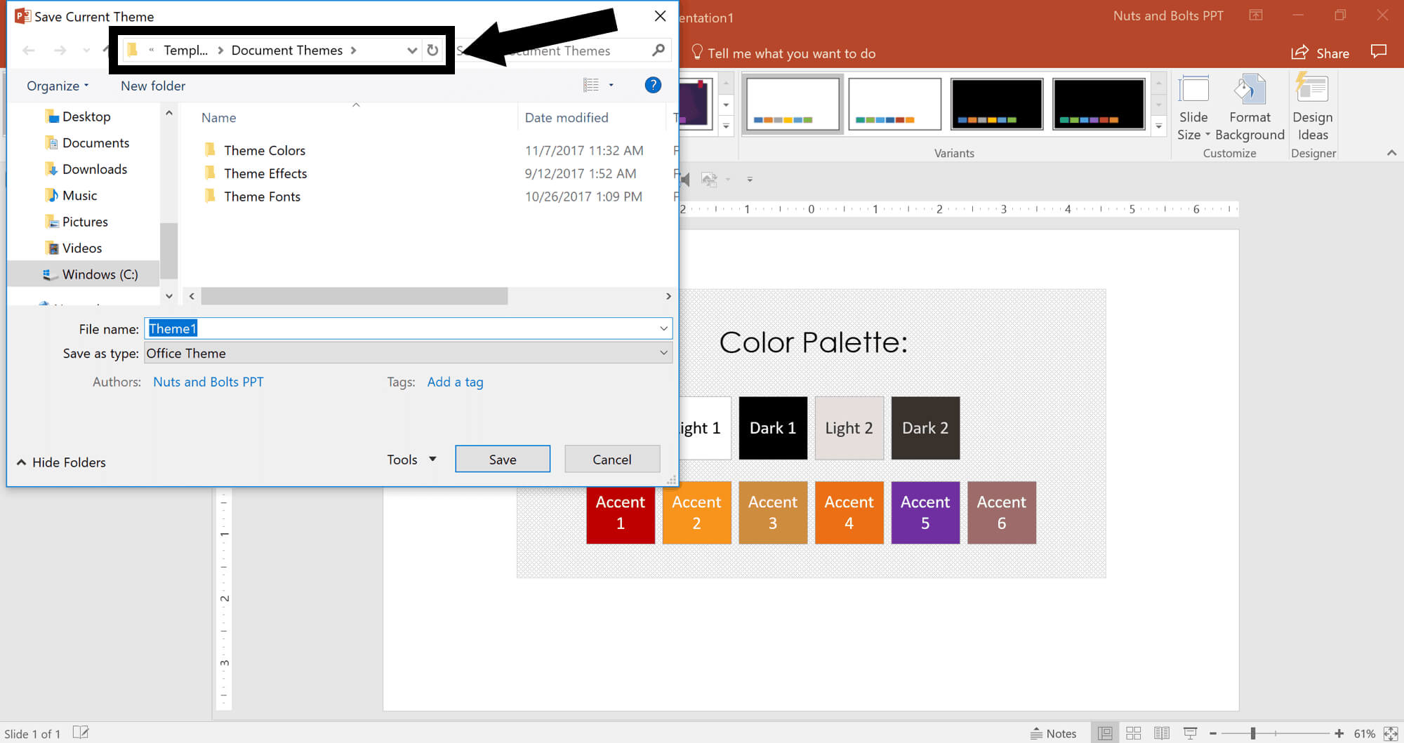 How To Create A Custom Powerpoint Theme with Save Powerpoint Template As Theme