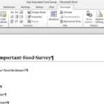 How To Create A Survey With Radio Buttons In Microsoft Word : Office  Software Help Inside Poll Template For Word