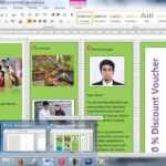 How To Create Brochure Using Microsoft Word Within Few Minutes With Microsoft Word Pamphlet Template