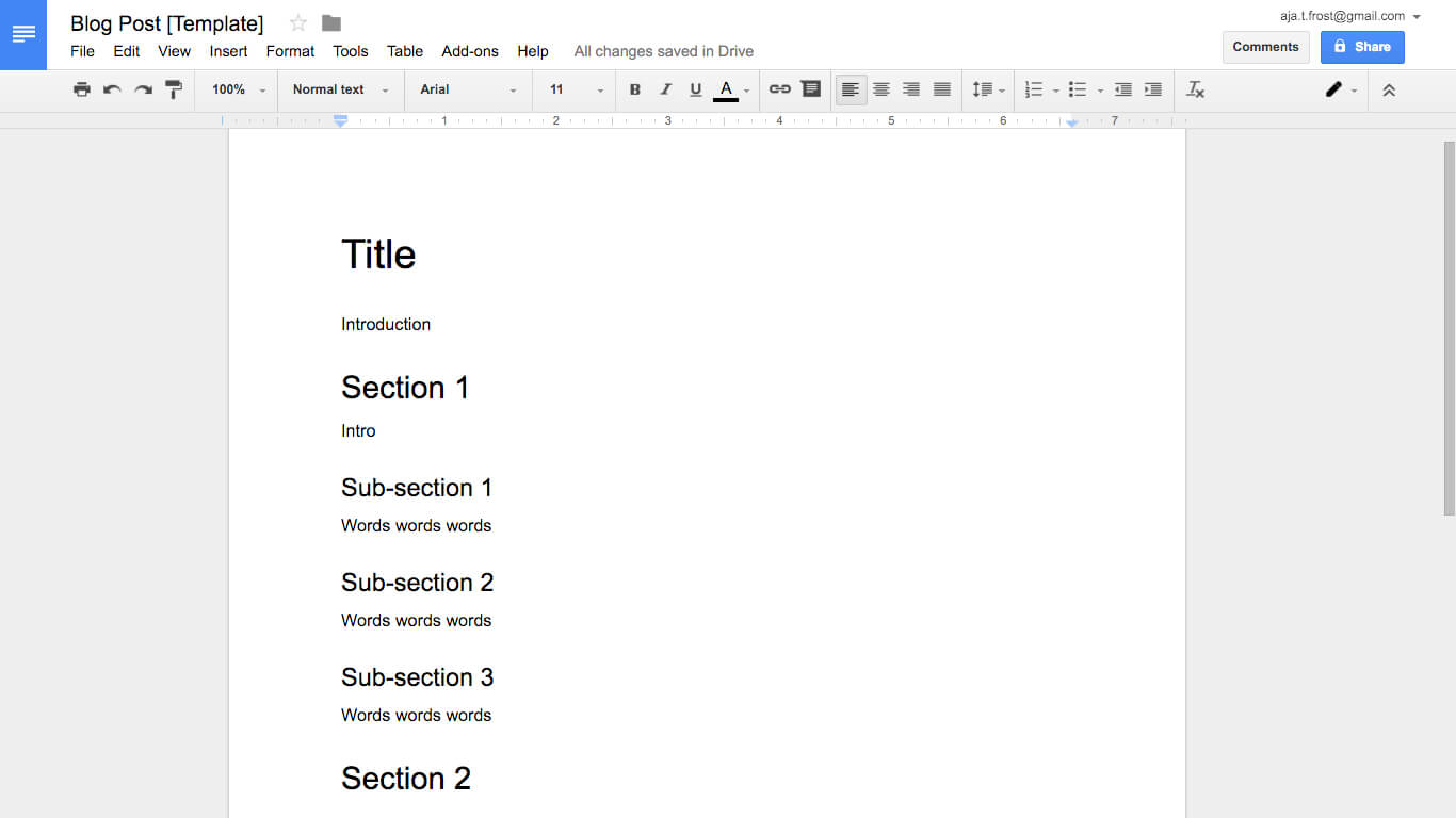 How To Create Effective Document Templates regarding Google Word Document Templates