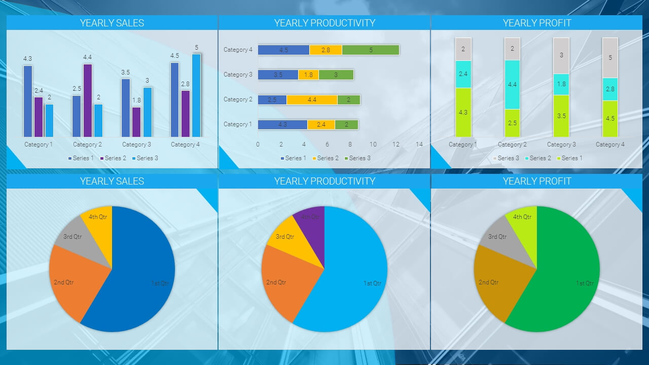 How To Create Most Beautiful Reporting Dashboard: Microsoft Powerpoint 365  Tutorial Intended For Monthly Report Template Ppt