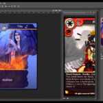 How To Create Trading Cards In Photoshop Intended For Card Game Template Maker