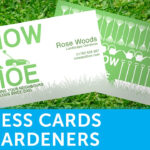 How To Design A Business Card For Gardeners | Solopress For Gardening Business Cards Templates