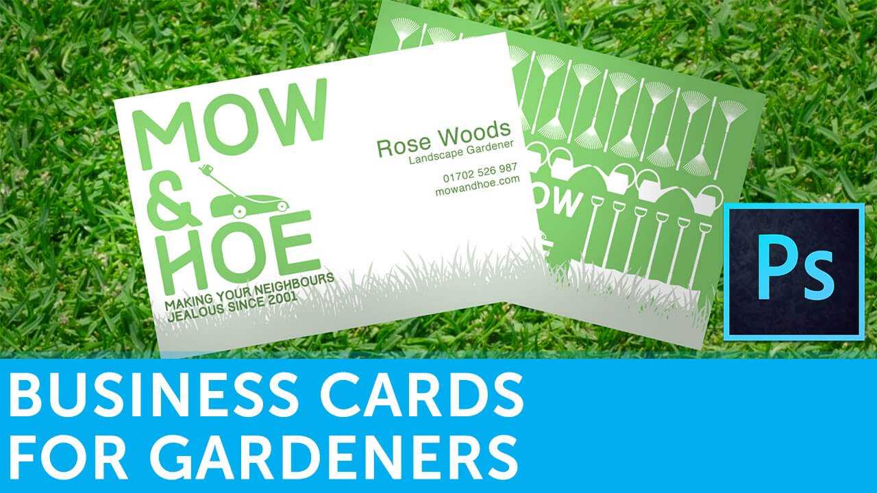 How To Design A Business Card For Gardeners | Solopress For Gardening Business Cards Templates