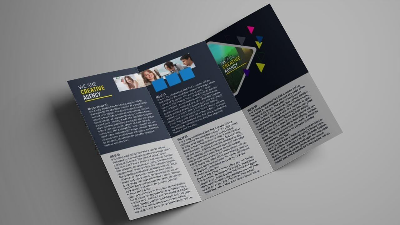 How To Design A Tri Fold Brochure Template – Photoshop Tutorial With Regard To 3 Fold Brochure Template Psd