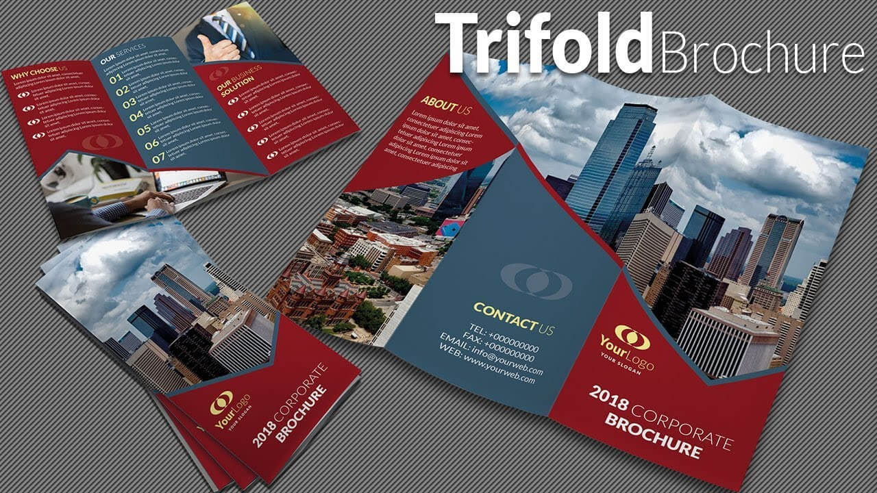 How To Design A Trifold Brochure In Adobe Illustrator Cc 2019 Regarding Adobe Illustrator Tri Fold Brochure Template