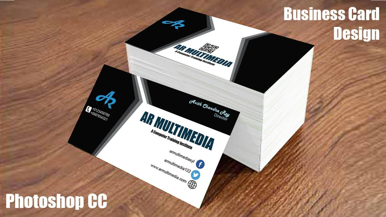 How To Design Business Card In Adobe Photoshop Cc|Graphic Design Business  Cards|Mockup Design Intended For Create Business Card Template Photoshop