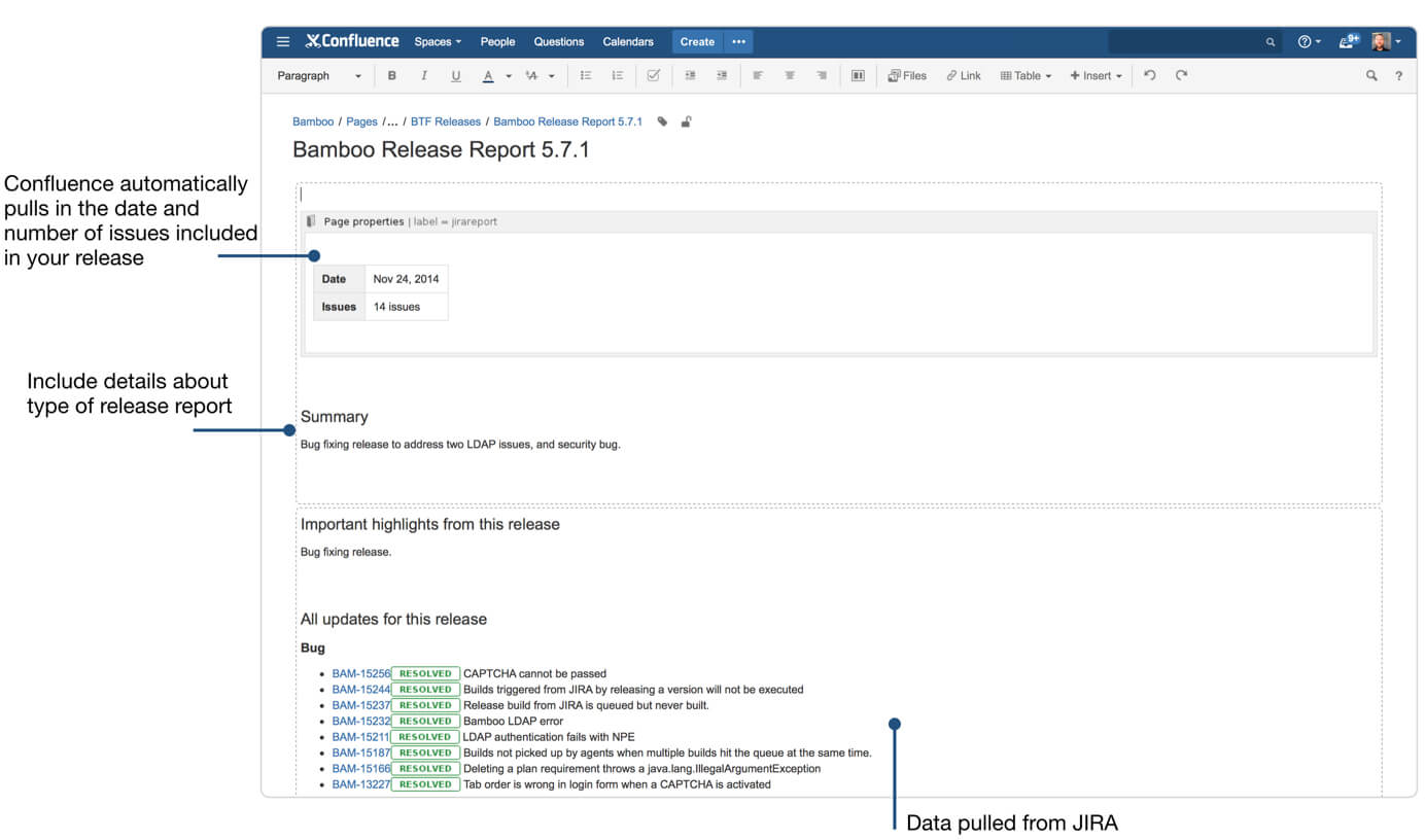 How To Document Releases And Share Release Notes – Atlassian Within Software Release Notes Template Word