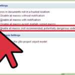 How To Enable Macros In Microsoft Word: 7 Steps (With Pictures) Pertaining To Word Macro Enabled Template