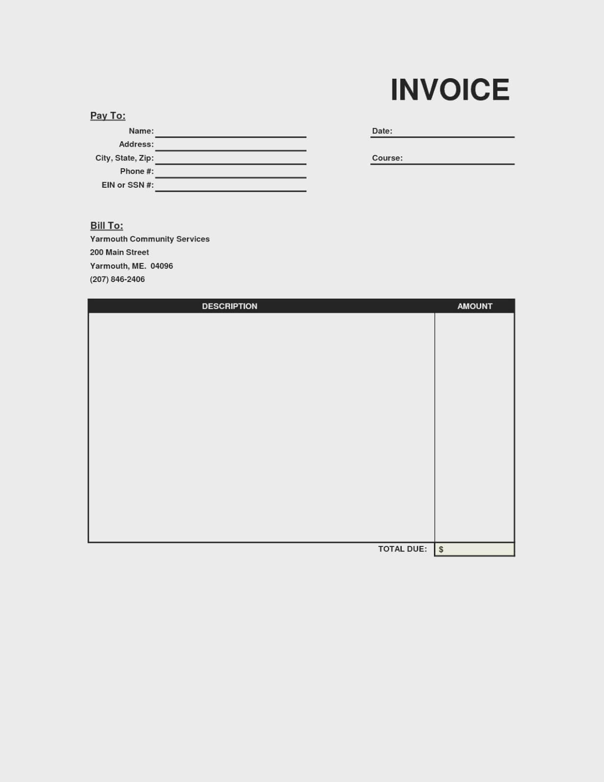 How To Get People To Like Free Printable | Invoice Form Within Free Printable Invoice Template Microsoft Word