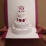 How To Make A Amazing Wedding Cake Pop Up Card Tutorial – Free Template With Regard To Pop Up Wedding Card Template Free