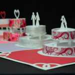 How To Make A Birthday Cake Or Wedding Cake Pop Up Card In Wedding Pop Up Card Template Free