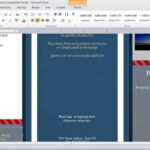 How To Make A Brochure In Microsoft Word Intended For Free Tri Fold Brochure Templates Microsoft Word