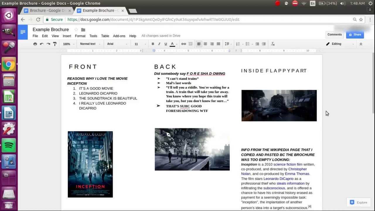 How To Make A Brochure On Google Docs With Regard To Google Drive Brochure Template